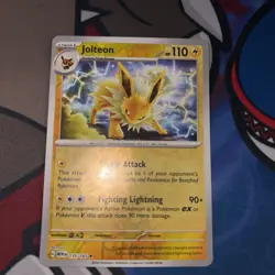 Jolteon Rare Reverse Holo Lightning Scarlet & Violet: 151 Pokemon TCG 135/165 - Image 1