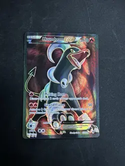 Houndoom EX Ultra Rare 153/162 BREAKThrough Pokemon TCG Holo Foil - Image 1