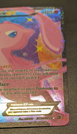 Mew EX RC24/RC25 Full Art Holo - Pokemon Legendary Treasures Ultra Rare - LP - Image 4