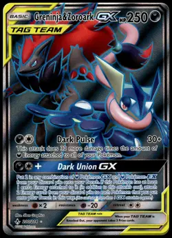 Greninja & Zoroark GX 200/214 SM Unbroken Bonds Pokemon [NM] (1) - Image 1