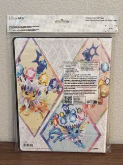 NEW SEALED POKEMON Ultra Pro Prismatic Evolutions 9 Pocket Portfolio Binder 14pg - Image 2