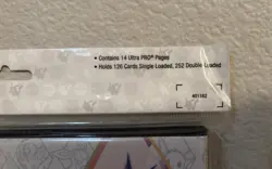 NEW SEALED POKEMON Ultra Pro Prismatic Evolutions 9 Pocket Portfolio Binder 14pg - Image 3