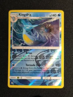 Pokemon Kingdra 31/147 Reverse Holo SM Burning Shadows NM - Image 1