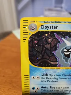 Pokemon TCG Cloyster Expedition Base Set Holo Rare Card 8/165 - Image 2