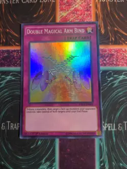 Yu-Gi-Oh Double Magical Arm Bind DRL2-EN015 1st Edition Super Rare NM - Image 1