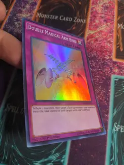 Yu-Gi-Oh Double Magical Arm Bind DRL2-EN015 1st Edition Super Rare NM - Image 2