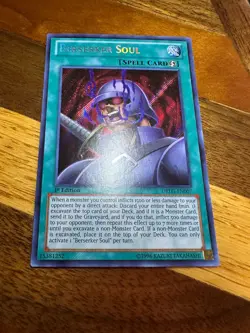 Berserker Soul DRLG-EN007 1st Edition Secret Rare LP + BONUS - Image 1