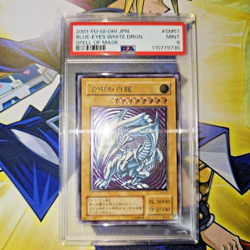 YUGIOH 2001 BLUE-EYES WHITE DRAGON SM-51 PSA 9 ULTIMATE RARE - Image 5