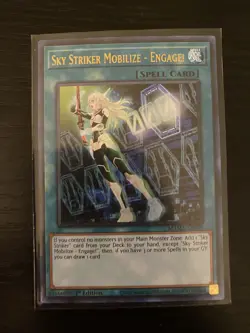 🔥 Yugioh Sky Striker Mobilize - Engage! MAMA-EN009 ULTRA RARE NM 1ST EDITION - Image 1