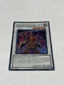 Yugioh Legendary Six Samurai - Shi En STOR-EN041 - Ultimate Rare Plus Super Rare - Image 5