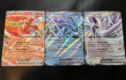 Ho-Oh ex 007/034, Suicune ex 010/034, & Lugia ex 017/034 Pokemon Card Set NM - Image 1