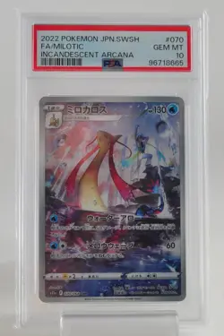 PSA 10 GEM MINT Pokemon card Milotic 070/068 CHR s11a Full Art 2022 Japanese - Image 1
