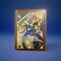 🔥L.A. DODGERS X ONE PIECE Collab PROMO Card Monkey D. LUFFY TCG🔥 07/03/25 - Image 1