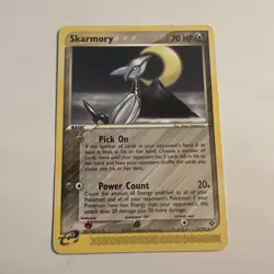 Pokemon EX Dragon Skarmory Non Holo Rare 21/97 Vintage 2003 E Reader Card NM - Image 1