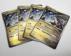 Raging Bolt Reverse Holo 111/142 4x x4 Pokemon Card 2024 Stellar Crown Playset - Image 1