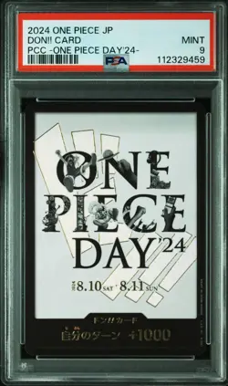 PSA 10 & 9 2024 One Piece Monkey D Luffy One Piece Day'24 #109 Don!! card SEQ - Image 5