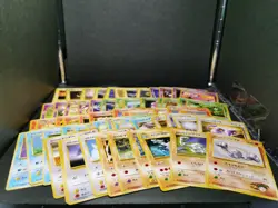 Pokemon card LOT 60 Old Back Non holo Japanese Lt. Surge's Pikachu Raichu etc - Image 2