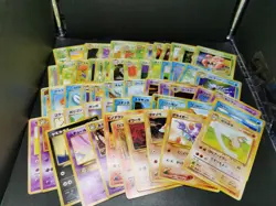 Pokemon card TCG LOT 60 Old Back Non holo Japanese Bulbasaur Squirtle Jynx etc - Image 3