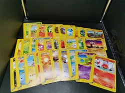 Pokemon card TCG LOT 30 E series 1st ED Non holo Japanese HP MP LP Pichu etc - Image 4