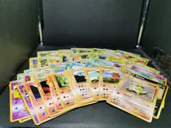 Pokemon card TCG LOT 60 Old Back Non holo Japanese Ivysaur Dratini Machoke etc - Image 2