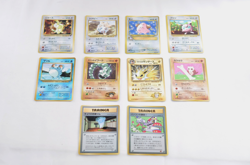 Pokemon card TCG Lot 10 Old Back Glossy CoroCoro Comic Promo Japanese HP MP LP - Image 1