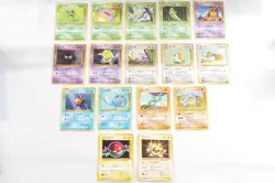 Pokemon 16 cards No Rarity Symbol Non Holo Gastly Machop etc Base Set Japanese - Image 1