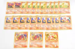 Pokemon card 25 cards Charmander Charmeleon SET Non Holo Old Back Japanese - Image 1