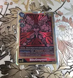 Digimon Card Game BlitzGreymon Alternate Art Foil BT3-018 - Image 1