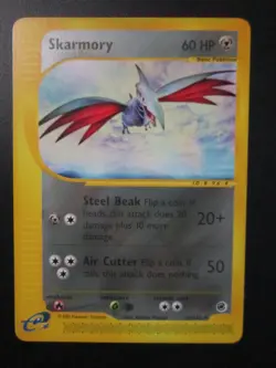 SKARMORY NON HOLO POKEMON CARD 63/165 EXPEDITION BASE E READER NEVER PLAYED NM- - Image 1