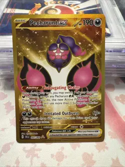Pecharunt EX Gold Holo Card 095/064 Shrouded Fable SV - Image 1