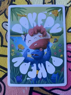 Pokepu - Dahrk Mehchup (Dark Machop) - Derpy Pokemon Parody / Fan Art Card - Image 2