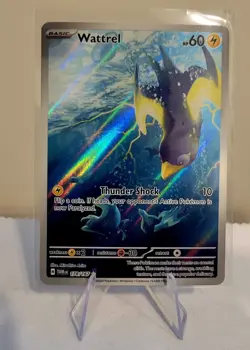 Wattrel 178/167 Illustration Rare Twilight Masquerade Pokemon Card - Image 1