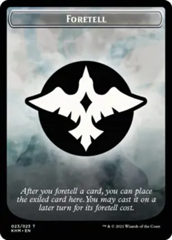 Foretell (Helper Card) Light Play, English Magic the Gathering MTG Kaldeim - Image 1