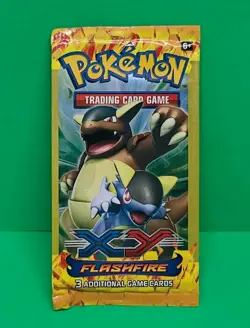 Pokemon Flashfire 3 Card Mini Booster Pack Kangaskhan Art - New Sealed 2014 - Image 1