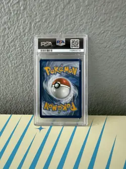 2023 POKEMON MEW EN #204/165 GIOVANNI'S CHARISMA SPECIAL ILLUSTRATION RARE PSA 8 - Image 2