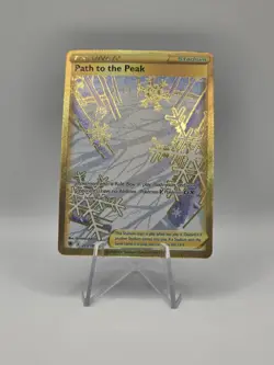 Pokemon TCG Path to the Peak Astral Radiance Secret Gold Rare Card 213/189 NM/M - Image 1