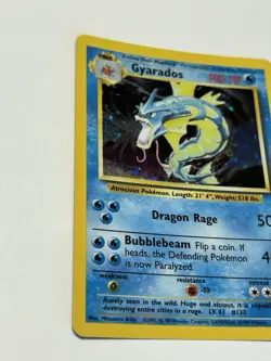 Pokemon TCG Gyarados Base Set 6/102 Holo 1999-2000 Wizards Lp - Image 2