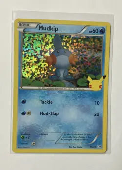 Mudkip 19/25 McDonalds Promo Holo 25th Anniversary Pokemon TCG Card - Image 1