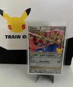 Zacian LV. X SWSH135 Sword & Shield Black Star Promo Pokemon TCG-NM - Image 1