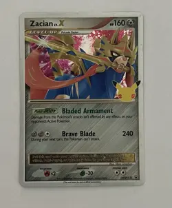 Zacian LV. X SWSH135 Sword & Shield Black Star Promo Pokemon TCG-NM - Image 2