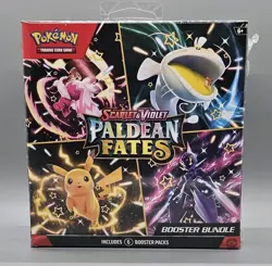 Pokemon TCG Scarlet & Violet🌟Paldean Fates🌟Booster Bundle (6 Packs) - Sealed - Image 1