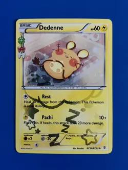 Dedenne Pokemon TCG Radiant Collection Holo Trading Card RC10/RC32 - Image 1