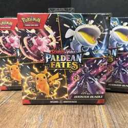 Pokemon TCG Scarlet And Violet Paldean Fates Booster Bundle Lot of 6 - Image 2
