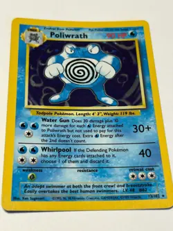 Pokemon TCG Poliwrath Base Set 13/102 Holo 1999-2000 Wizards Base Set Lp - Image 1