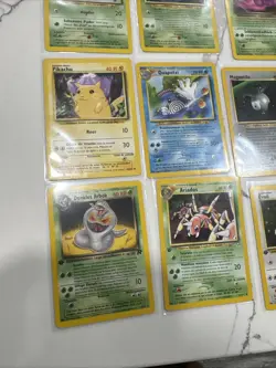 1999 Pokemon TCG 1st Edition Card Lot German Italian Spanish Team Rocket Neo - Image 2