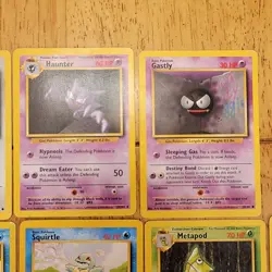 Vintage Pokemon Lot Base Set Unlimited Non-Holo 54 Cards Total All Different - Image 2