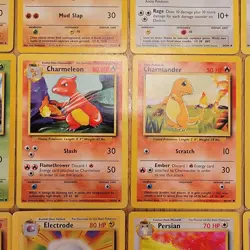 Vintage Pokemon Lot Base Set Unlimited Non-Holo 54 Cards Total All Different - Image 3
