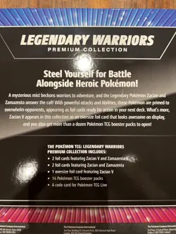 Pokemon TCG Sword & Shield Legendary Warriors Premium Collection NEW - Image 3