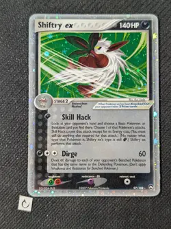 Shiftry ex 97/108 - EX Power Keepers Rare Pokemon TCG MP - Image 1