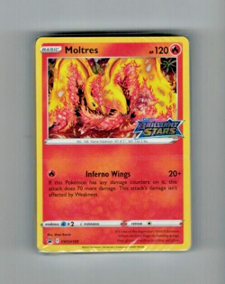 Moltres Pokemon Sword and Shield Brilliant Stars Stamped Deck 40 cards - Image 1